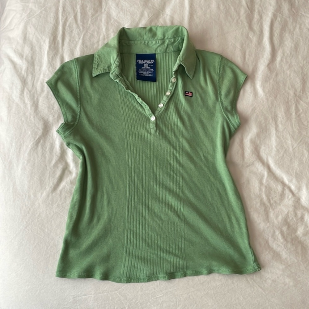 Polo by Ralph Lauren Women's/ Juniors Green Top
